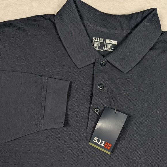 5.11 Tactical Other - 5.11 Tactical Polo Shirt Mens 3XL Dark Navy Professional L/S Uniform Military